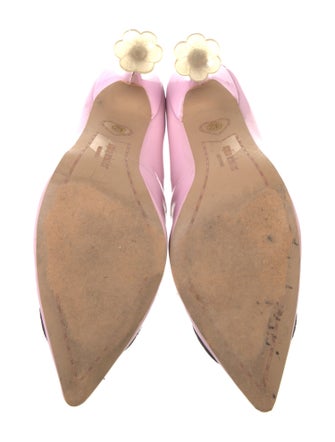 Sophia Webster Patent Leather Embroidered Accent Pumps