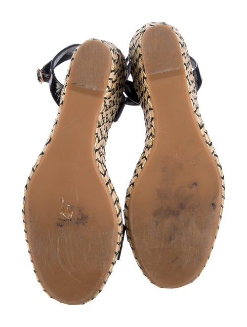 Sophia Webster Patent Leather Crystal Embellishments Espadrilles