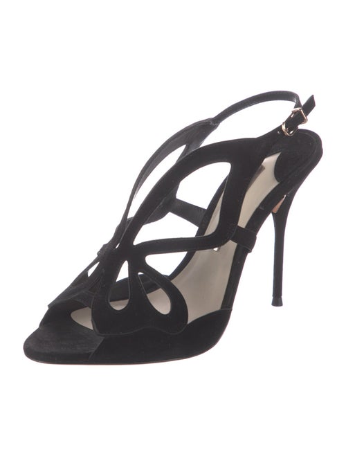 Sophia Webster Suede Slingback Sandals