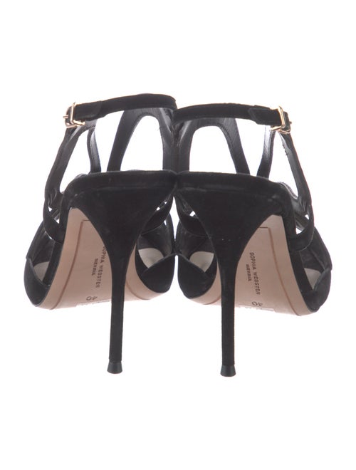 Sophia Webster Suede Slingback Sandals