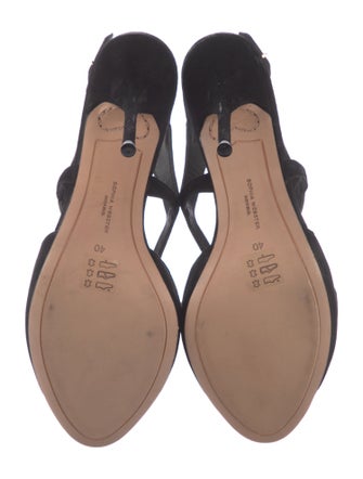 Sophia Webster Suede Slingback Sandals