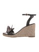 Sophia Webster Leather Embroidered Accent Espadrilles