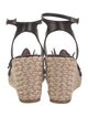 Sophia Webster Leather Embroidered Accent Espadrilles