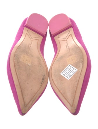 Sophia Webster Suede Embroidered Accent Ballet Flats