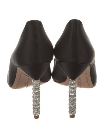 Sophia Webster Satin Crystal Embellishments Pumps