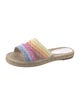 Sophia Webster Straw Printed Espadrilles