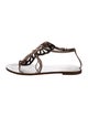 Sophia Webster Patent Leather Printed Slingback Sandals