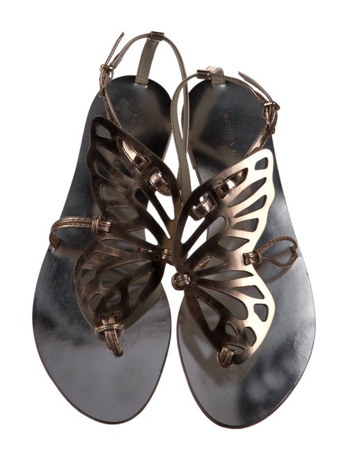 Sophia Webster Patent Leather Printed Slingback Sandals