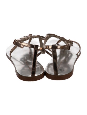 Sophia Webster Patent Leather Printed Slingback Sandals
