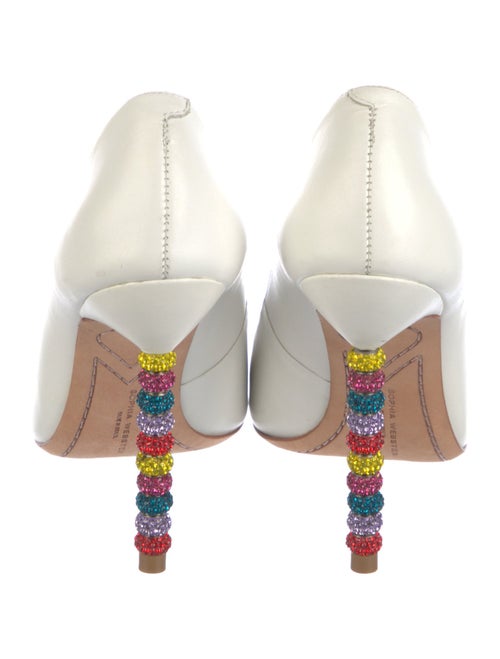 Sophia Webster Satin Crystal Embellishments Pumps