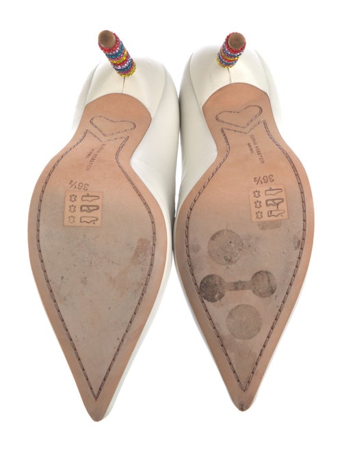 Sophia Webster Satin Crystal Embellishments Pumps