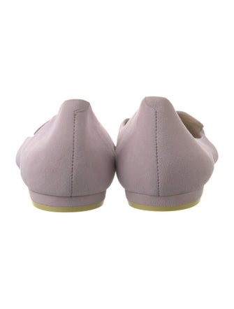 Sophia Webster Suede Printed Ballet Flats