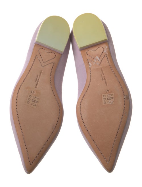 Sophia Webster Suede Printed Ballet Flats