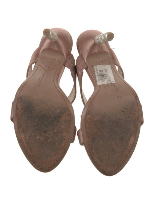 Sophia Webster Satin Crystal Embellishments Slides