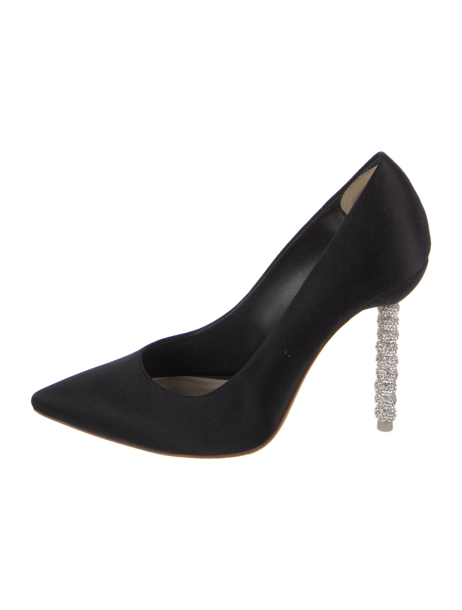Sophia Webster Satin Crystal Embellishments Pumps