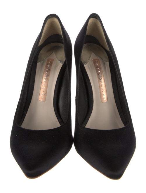 Sophia Webster Satin Crystal Embellishments Pumps