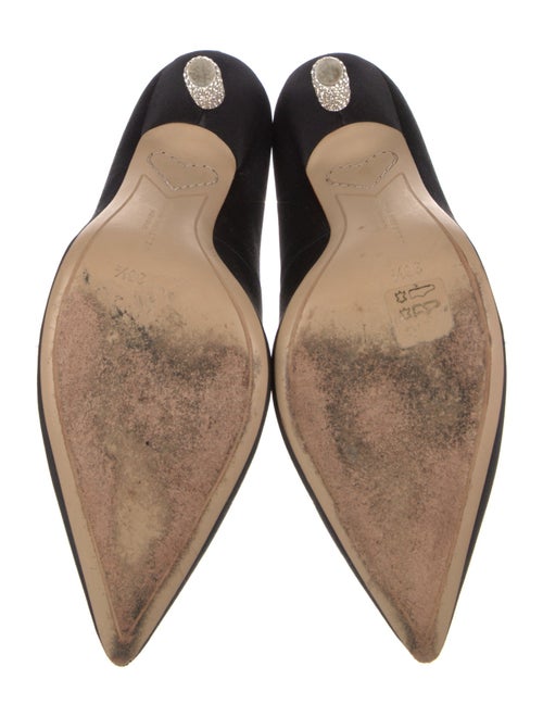 Sophia Webster Satin Crystal Embellishments Pumps