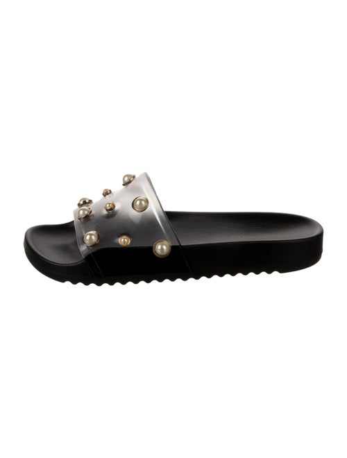 Sophia Webster Rubber Crystal Embellishments Slides