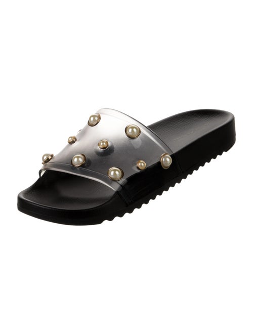 Sophia Webster Rubber Crystal Embellishments Slides