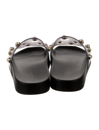 Sophia Webster Rubber Crystal Embellishments Slides