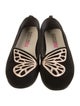 Sophia Webster Girls' Suede Ballet Flats