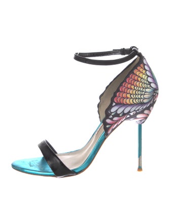 Sophia Webster Patent Leather Printed Sandals
