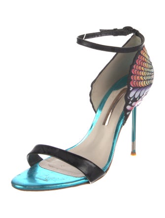 Sophia Webster Patent Leather Printed Sandals