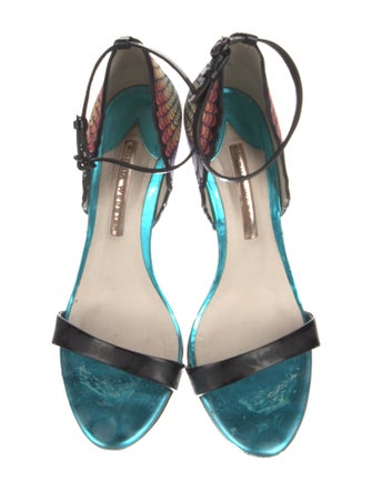 Sophia Webster Patent Leather Printed Sandals