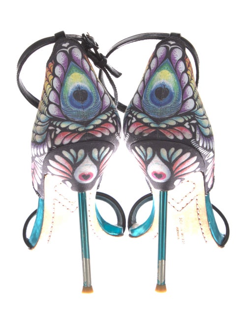 Sophia Webster Patent Leather Printed Sandals