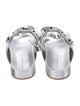Sophia Webster Leather Crystal Embellishments Slides