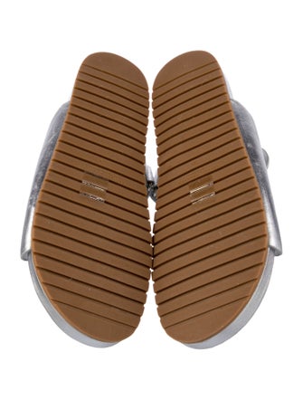 Sophia Webster Leather Crystal Embellishments Slides