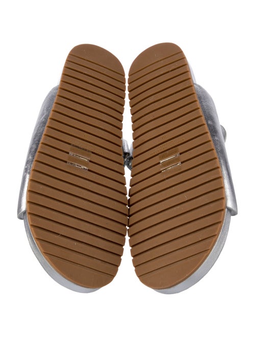 Sophia Webster Leather Crystal Embellishments Slides