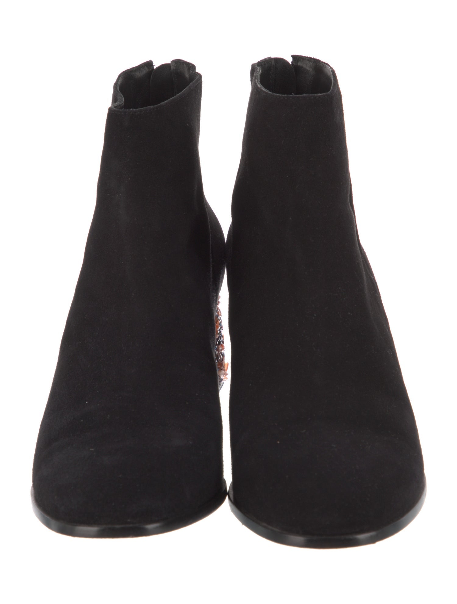 Sophia Webster Suede Crystal Embellishments Boots