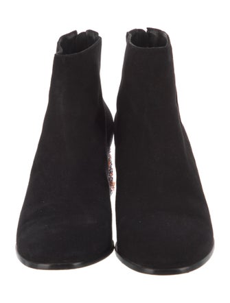 Sophia Webster Suede Crystal Embellishments Boots