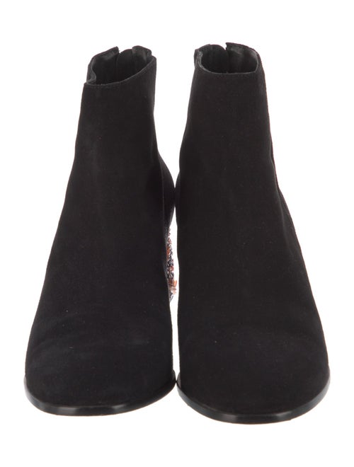 Sophia Webster Suede Crystal Embellishments Boots