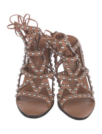 Sophia Webster Leather Studded Accents Gladiator Sandals