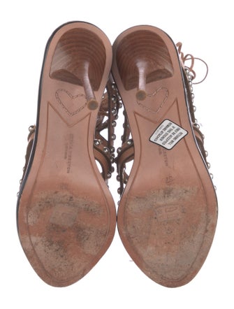 Sophia Webster Leather Studded Accents Gladiator Sandals