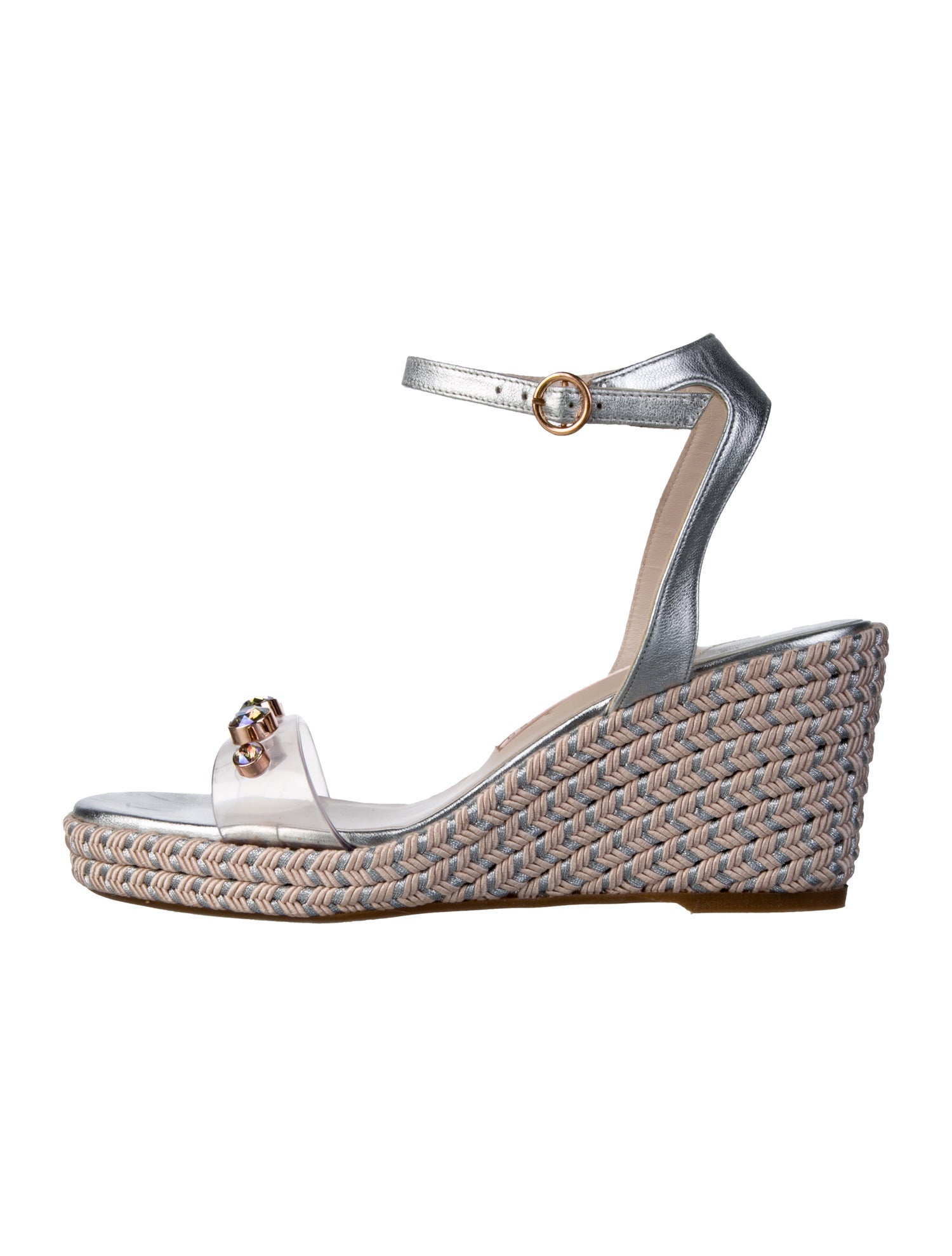 Sophia Webster PVC Crystal Embellishments Espadrilles