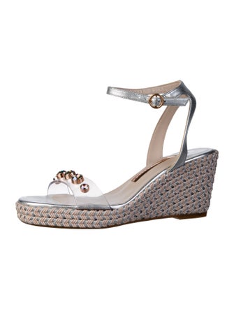 Sophia Webster PVC Crystal Embellishments Espadrilles