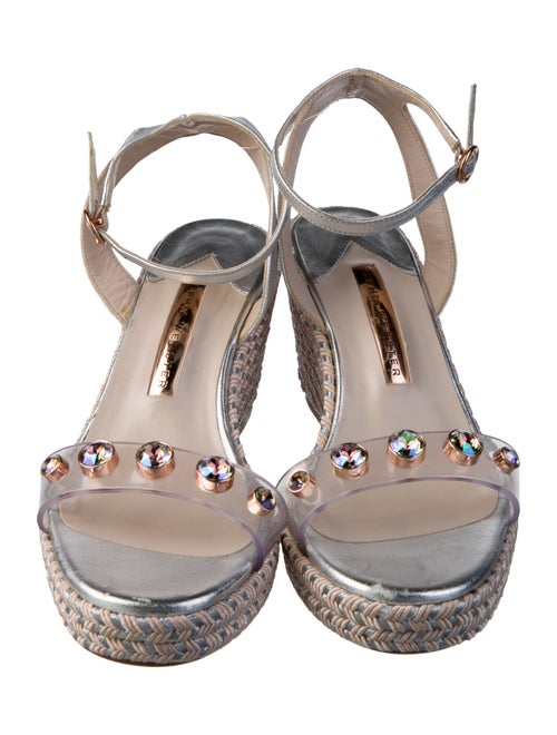 Sophia Webster PVC Crystal Embellishments Espadrilles