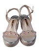 Sophia Webster PVC Crystal Embellishments Espadrilles
