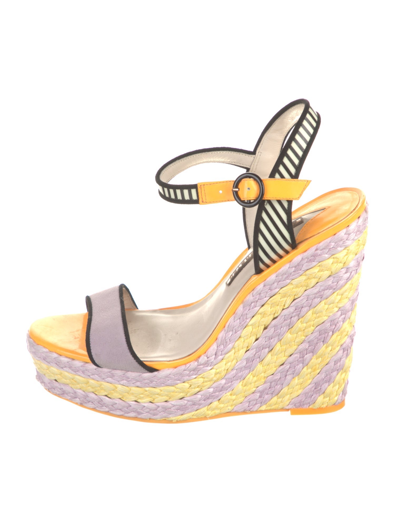 Sophia Webster Suede Printed Espadrilles