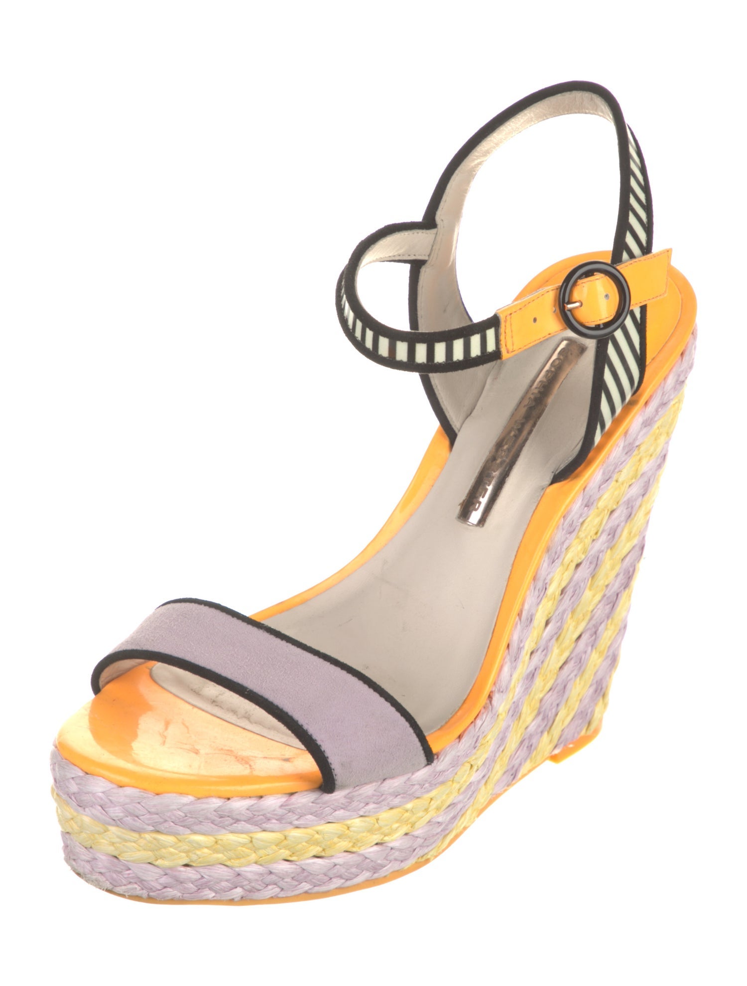 Sophia Webster Suede Printed Espadrilles