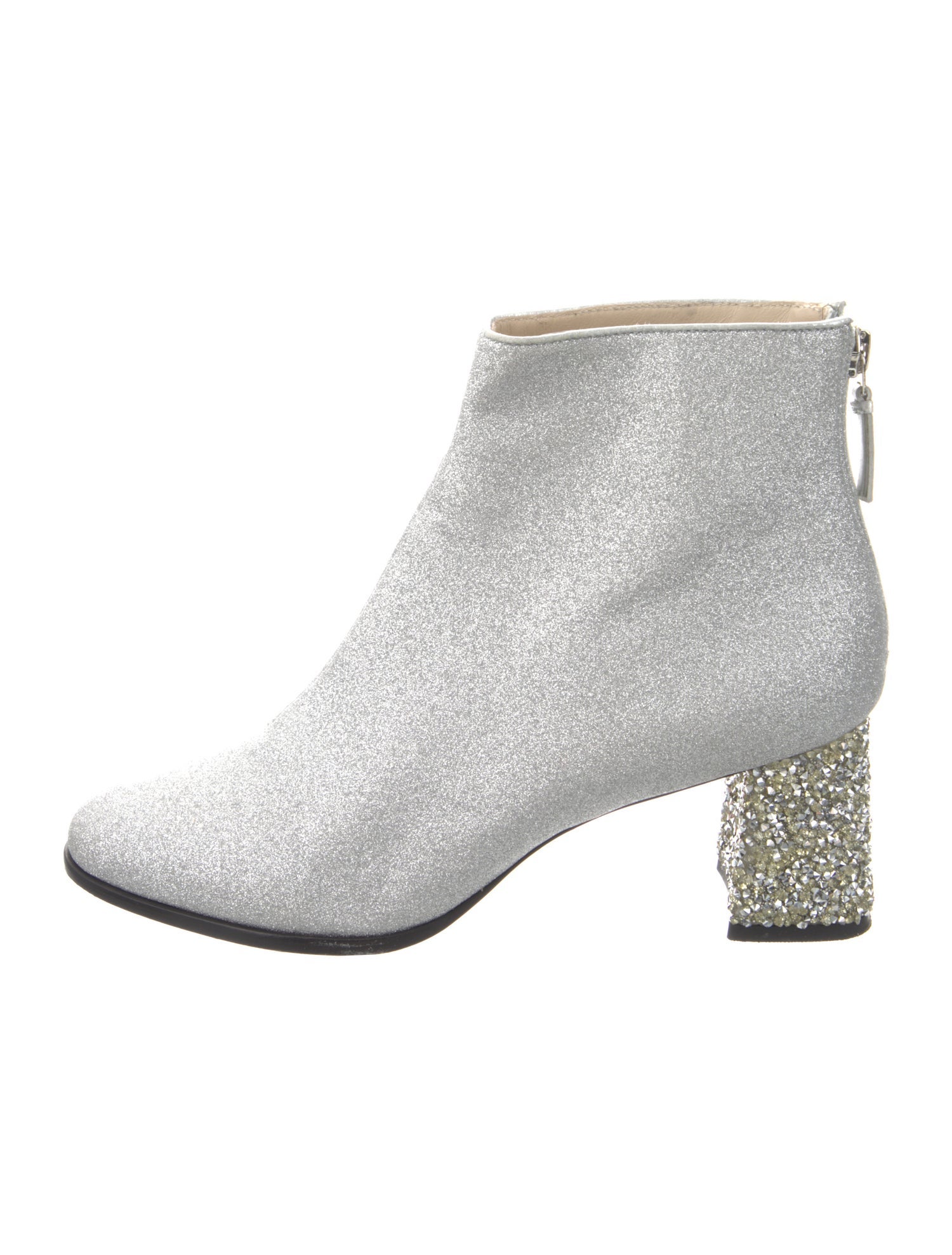 Sophia Webster Glitter Crystal Embellishments Boots