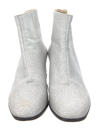 Sophia Webster Glitter Crystal Embellishments Boots