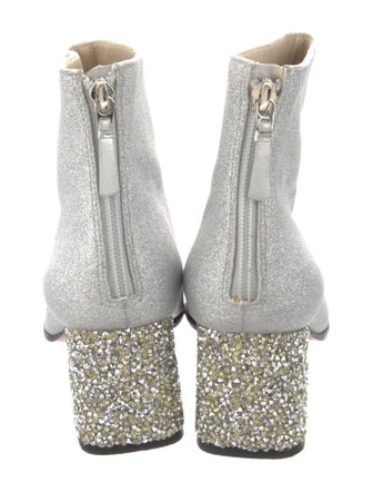 Sophia Webster Glitter Crystal Embellishments Boots