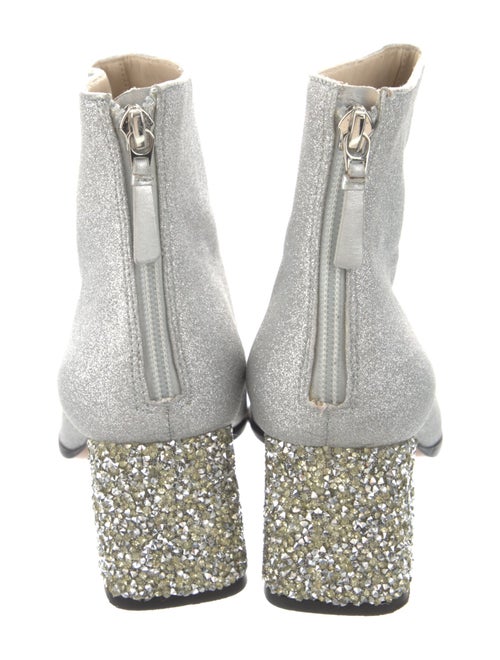 Sophia Webster Glitter Crystal Embellishments Boots