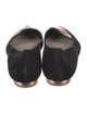 Sophia Webster Suede Embroidered Accent Ballet Flats