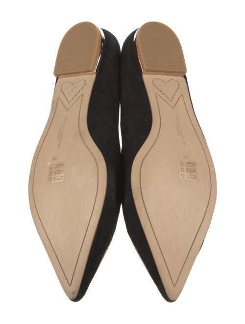 Sophia Webster Suede Embroidered Accent Ballet Flats