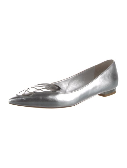 Sophia Webster Leather Embroidered Accent Ballet Flats